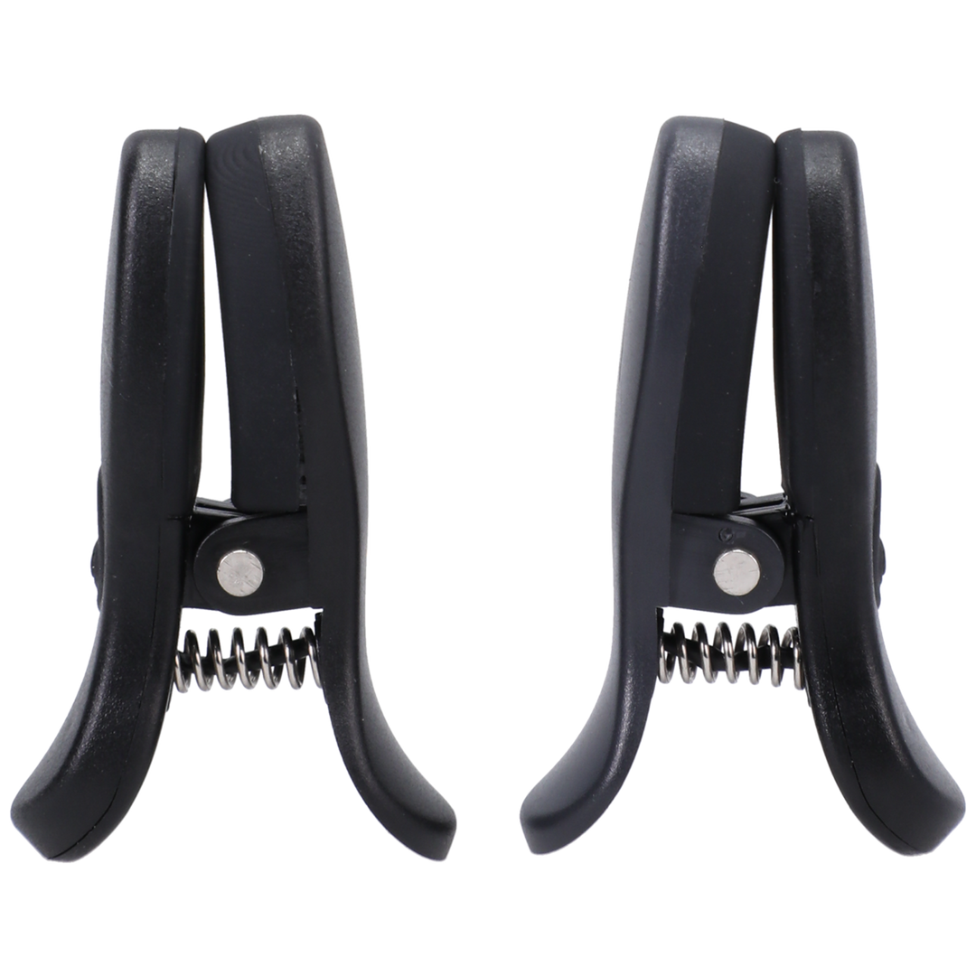 Vibro Grippers - Vibrating Nipple Clamps with Case - Black
