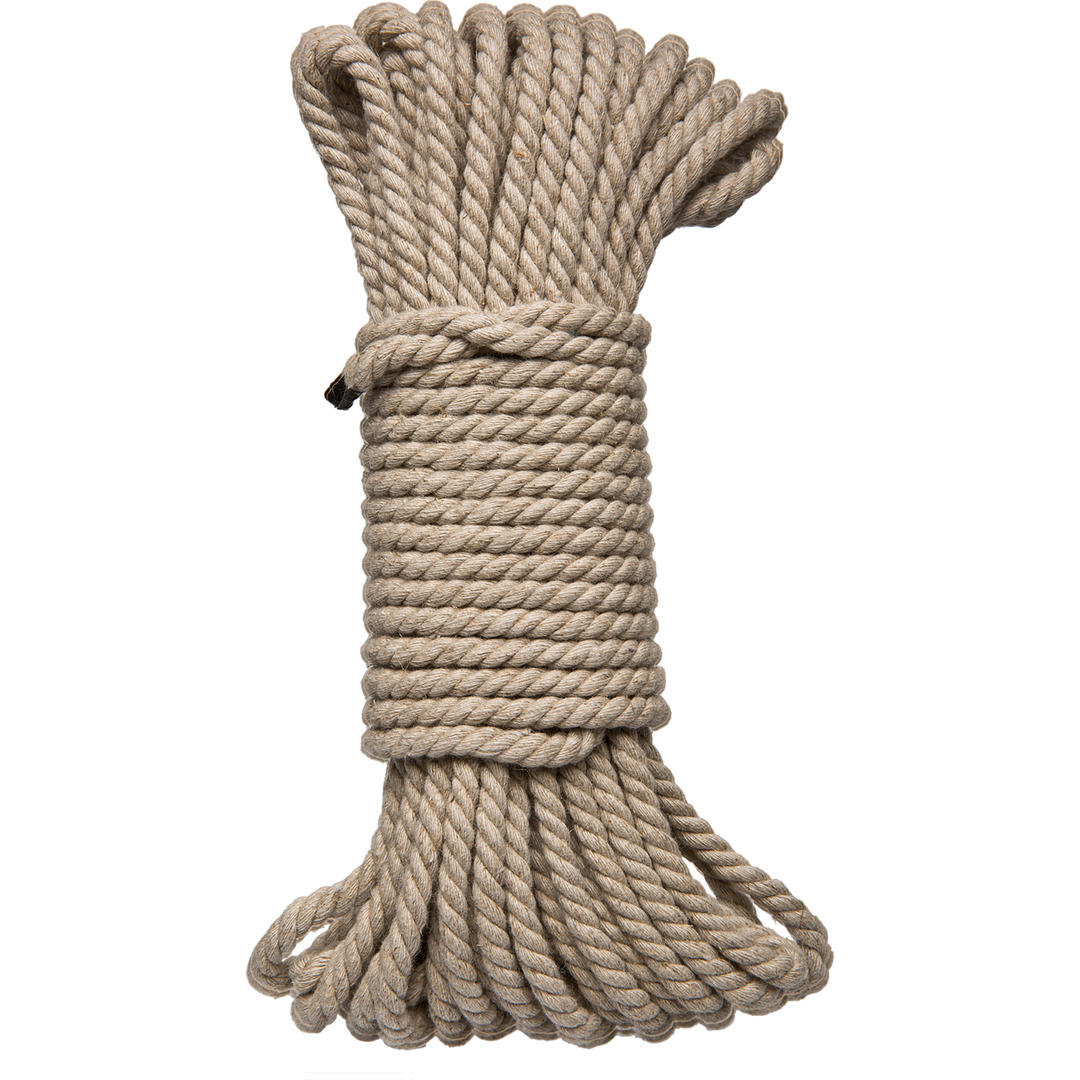 Bind and Tie - 6mm Hemp Bondage Rope - 50 ft - Natural
