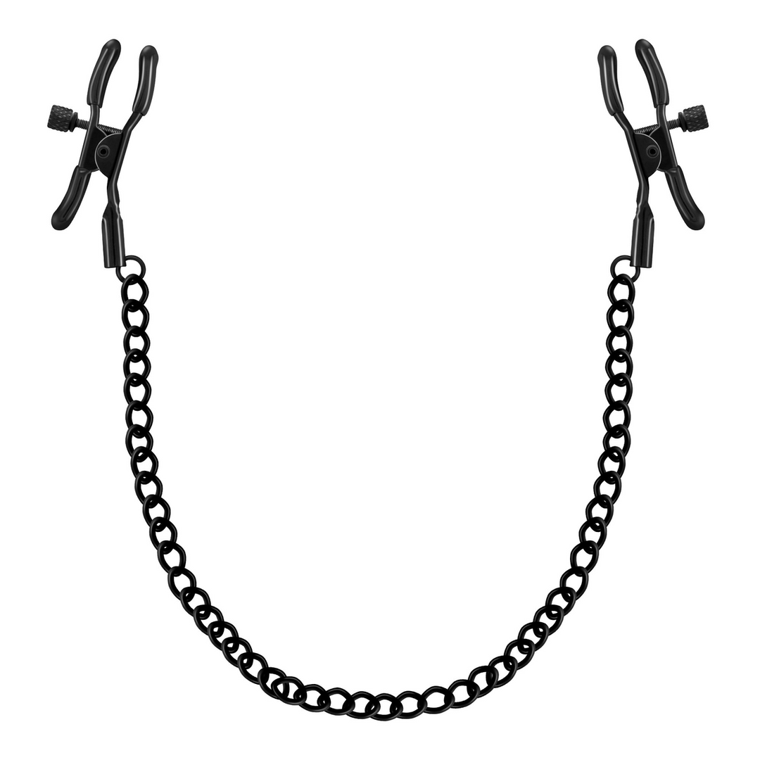 Nipple Chain Clamps - Black