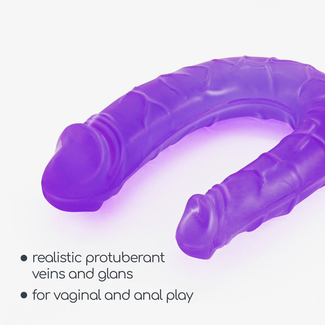 Deep Diver - Double Dildo with Anal Lubricant - 1.7 fl oz / 50 ml - Purple 6 Deep Diver - Double Dildo with Anal Lubricant - 1.7 fl oz / 50 ml - Purple - Image 6
