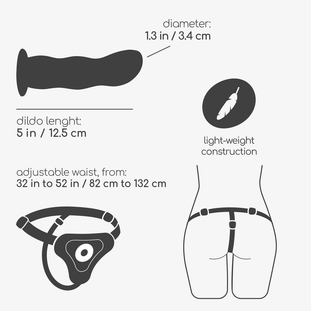 Snapper - Strap-on Harness with Dildo - Pink 6 Snapper - Strap-on Harness with Dildo - Pink - Image 6