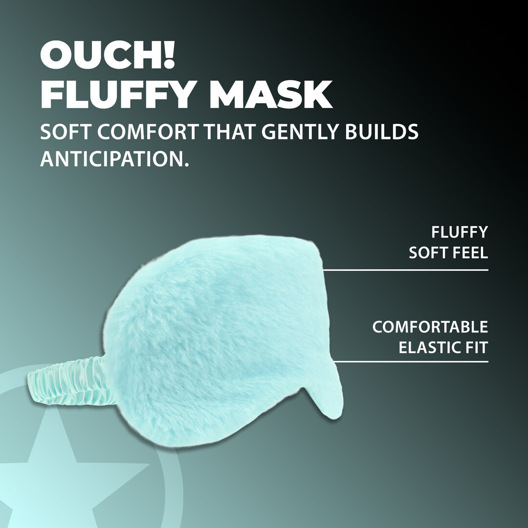 Fluffy Mask - Powder Blue 4 Fluffy Mask - Powder Blue - Image 4