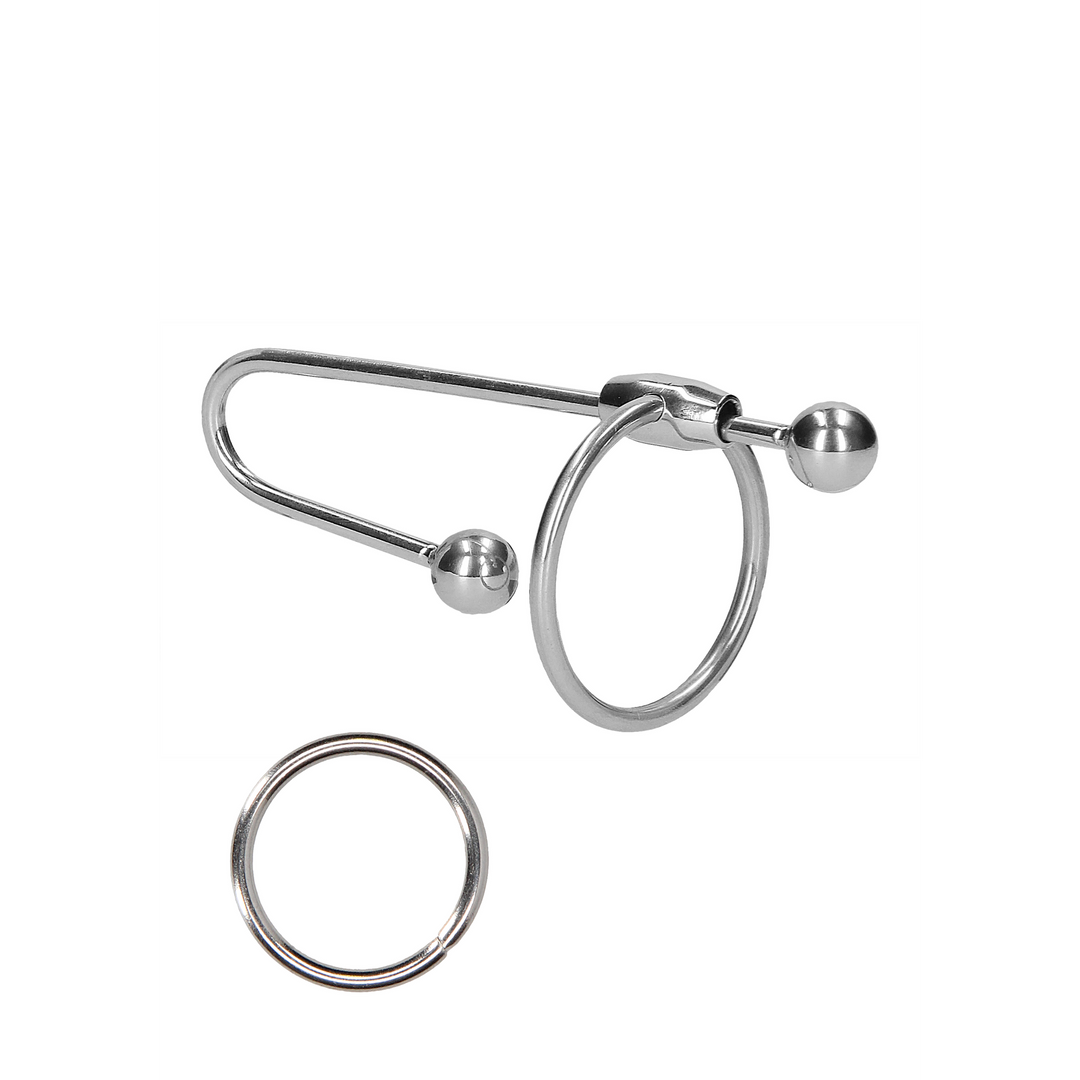 Stainless Steel Penis Plug with Ball 10 mm