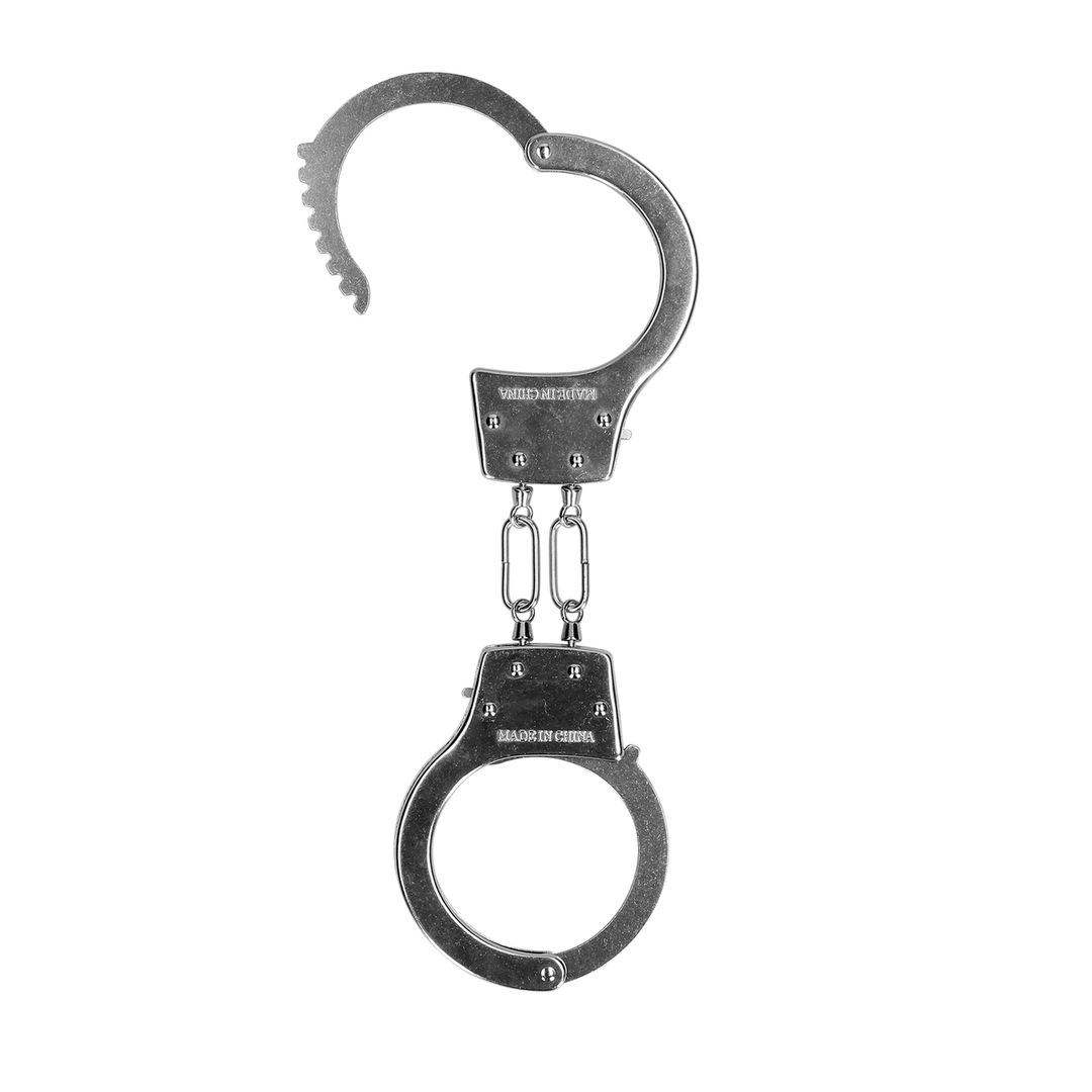 Metal Hand Cuffs - Silver 5 Metal Hand Cuffs - Silver - Image 5