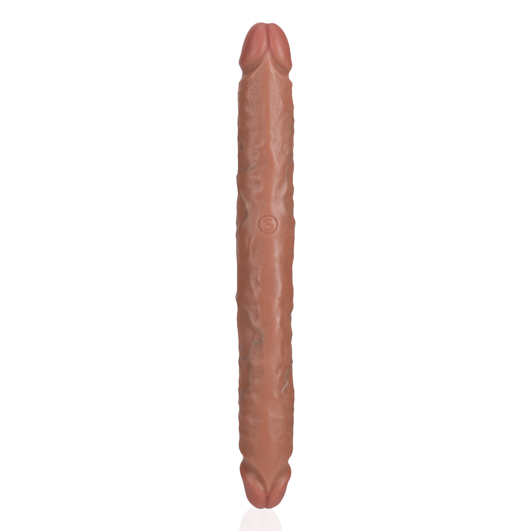 Slim Double Ended Dong 12 / 30,5 cm - Tan 4 Slim Double Ended Dong 12 / 30,5 cm - Tan - Image 4