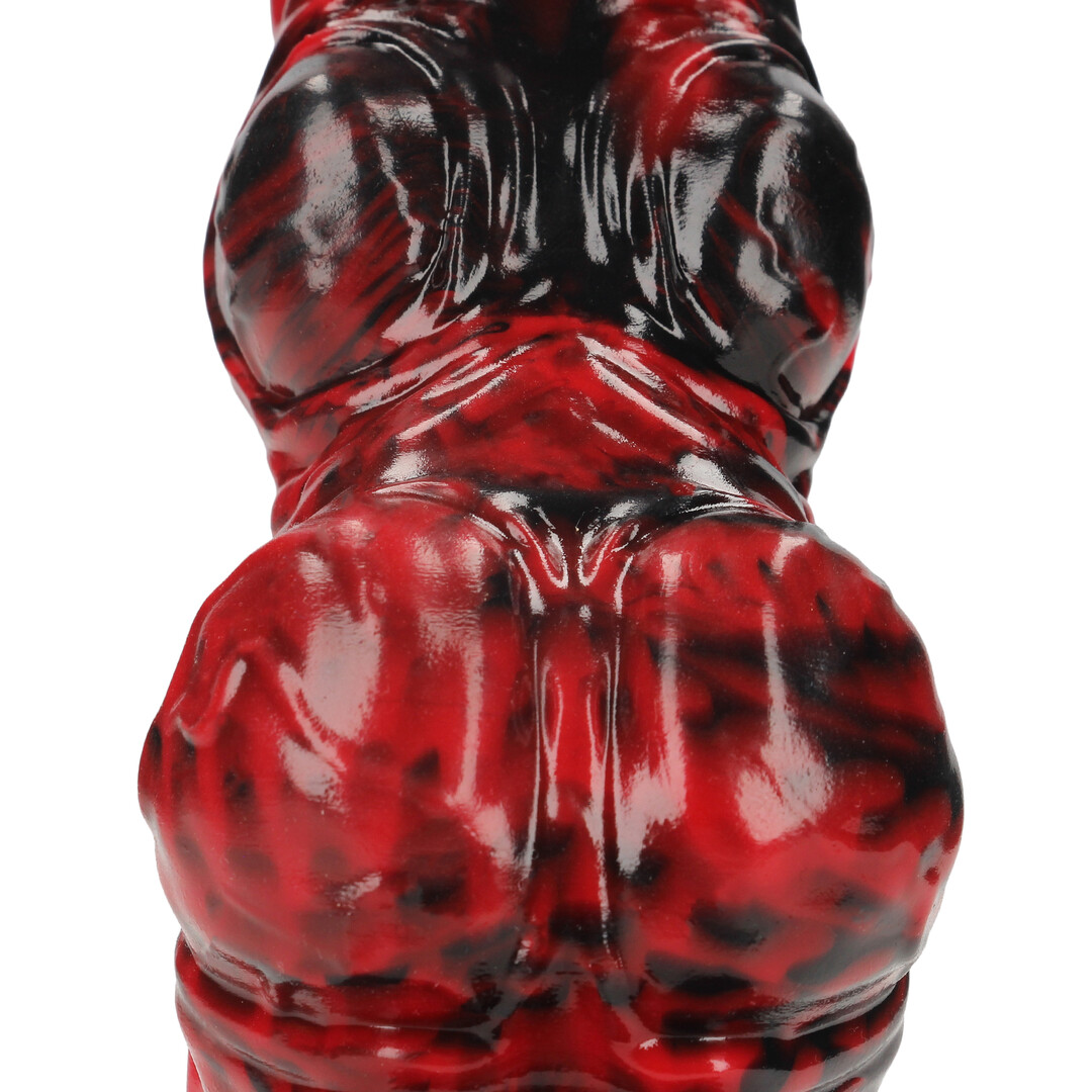 Hell Invader - Silicone Dildo - Red/Black 5 Hell Invader - Silicone Dildo - Red/Black - Image 5