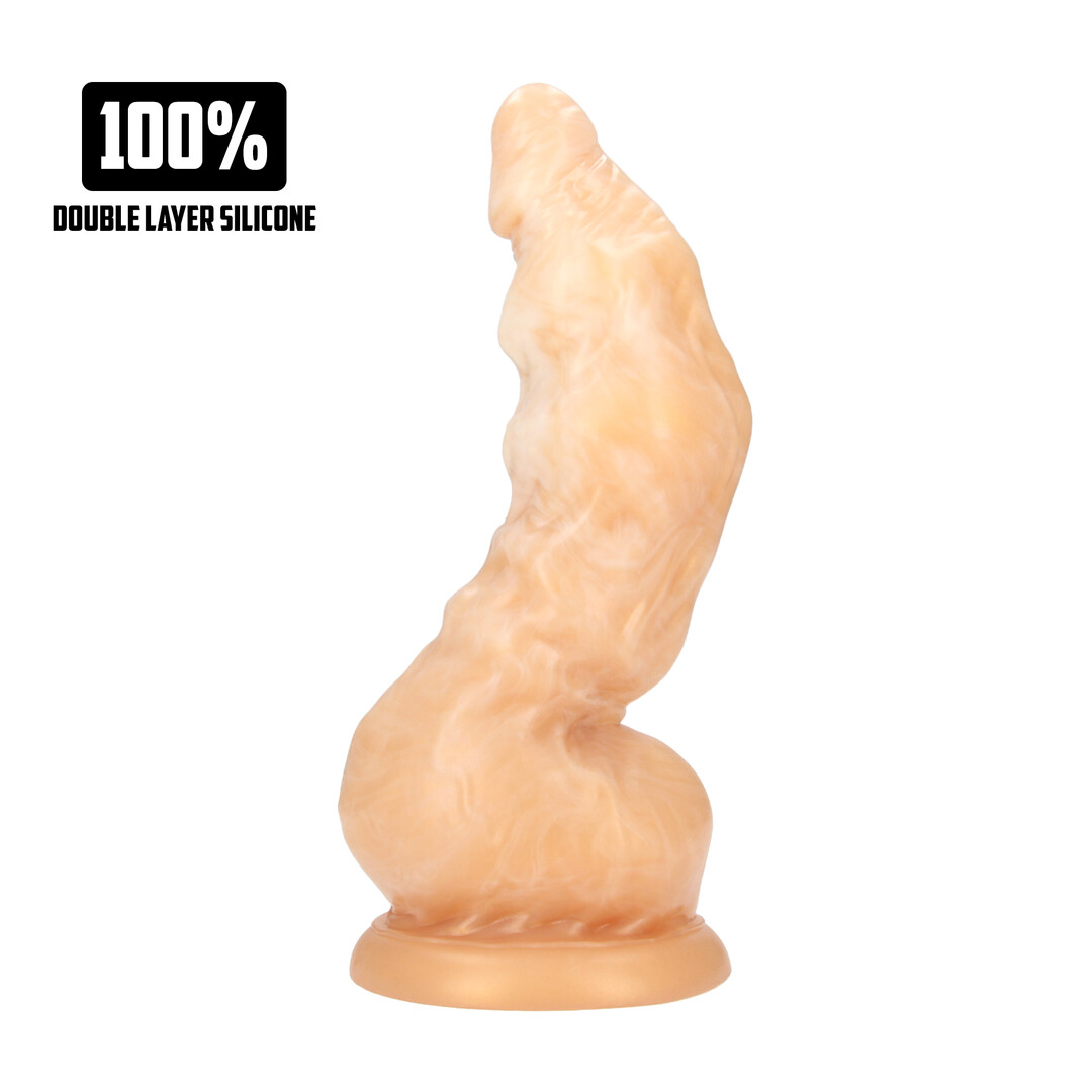 Golden Alien Invader - Silicone Dildo - Golden