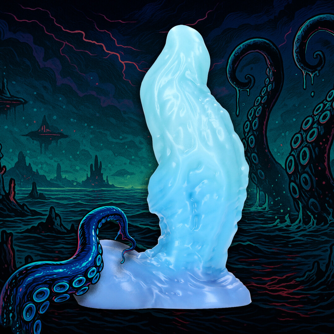 Aquatic Ravager - Silicone Dildo - Blue 4 Aquatic Ravager - Silicone Dildo - Blue - Image 4