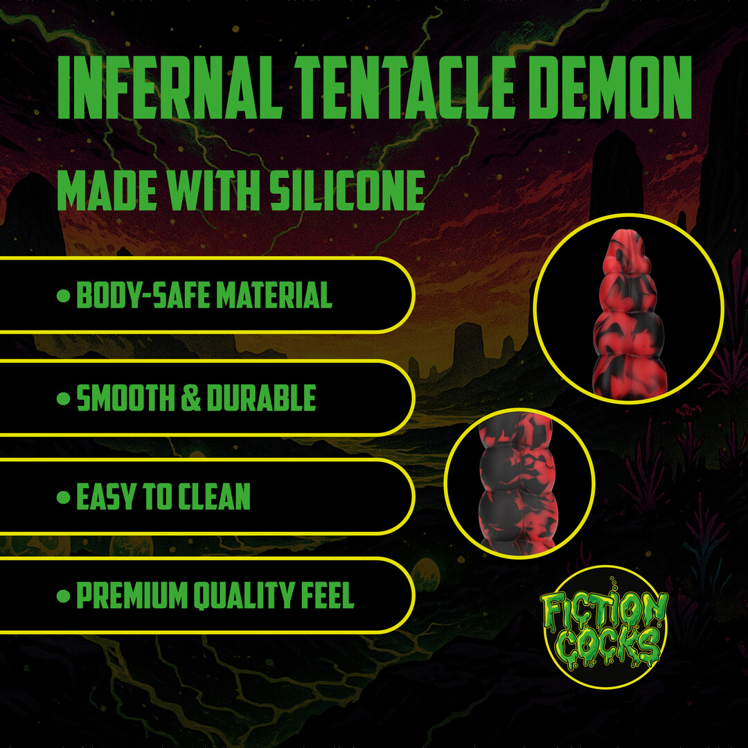 Infernal Tentacle Demon - Anal Snake 37,5 cm - Red/Black 3 Infernal Tentacle Demon - Anal Snake 37,5 cm - Red/Black - Image 3