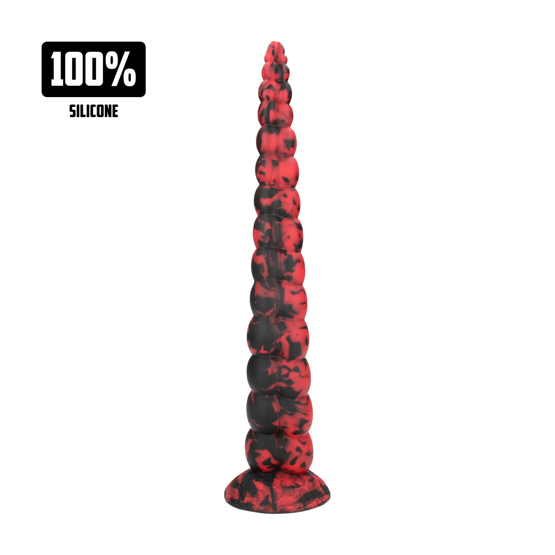 Infernal Tentacle Demon - Anal Snake  37,5 cm - Red/Black