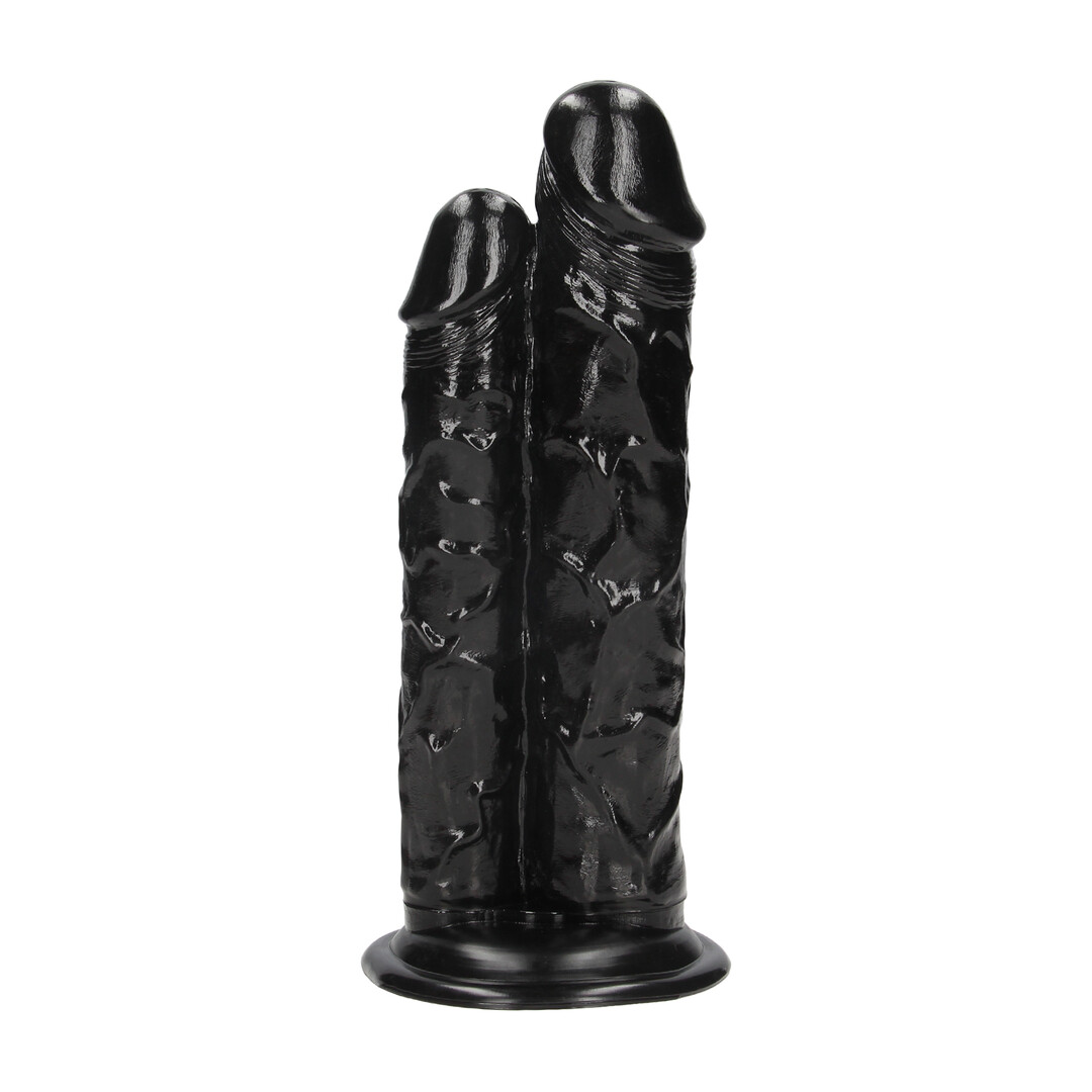 Double Titan - Realistic Double Dildo - 24,5 cm - Black 4 Double Titan - Realistic Double Dildo - 24,5 cm - Black - Image 4