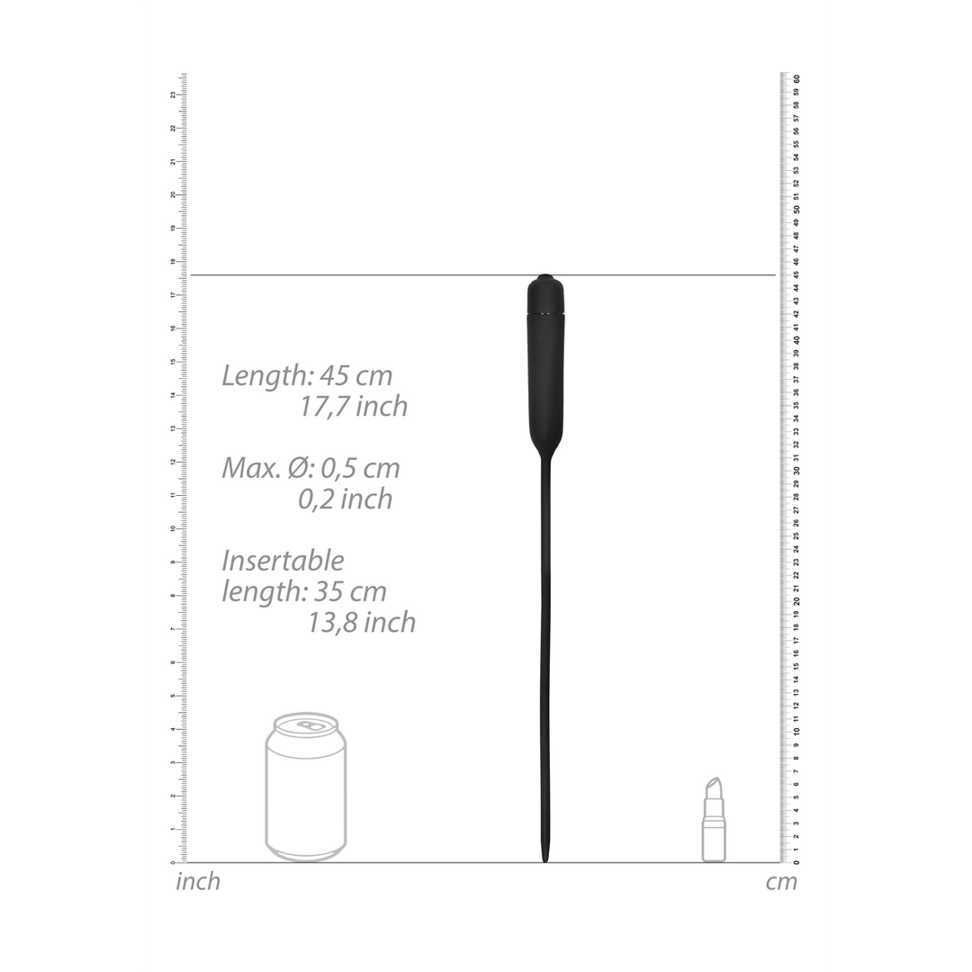 Silicone Vibrating Bullet Plug Extra Long 7 Silicone Vibrating Bullet Plug Extra Long - Image 7